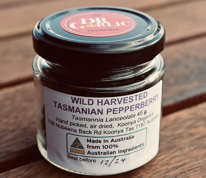 Wild Harvested Tasmanian Pepperberries